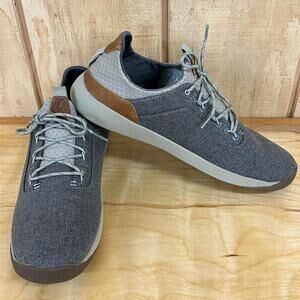 OluKai Nanea Li Men’s Gray Canvas Sneakers Sz 12 Comfort Casual Shoes Excellent